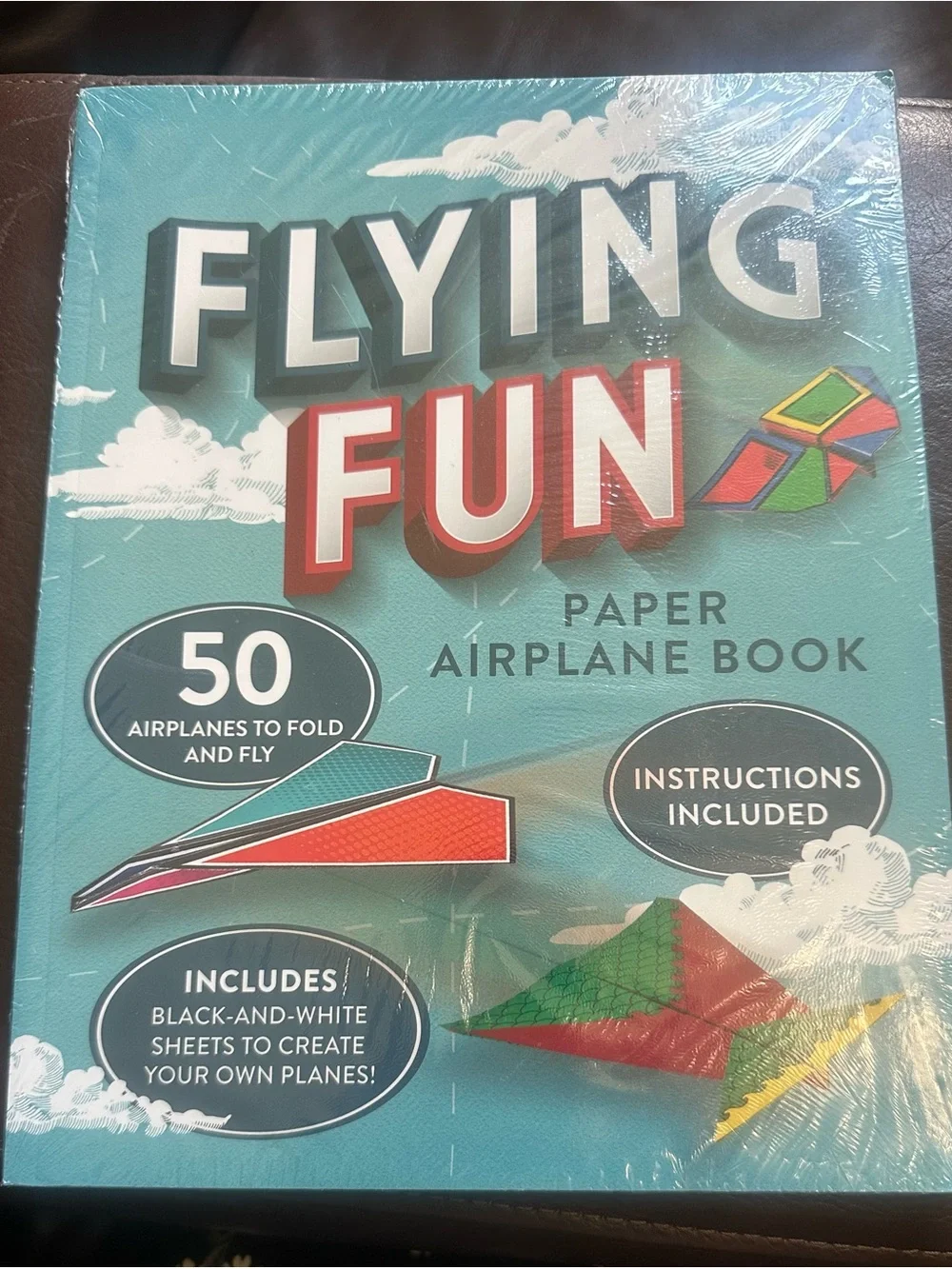 Flying Fun Paper Airplane Book - 50 Airplanes to fold & fly! Activity/Gift/STEM
